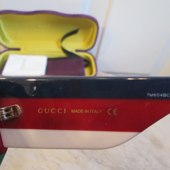 GUCCI Cat Eye Sunglasses Multicolor GG0275S-005 - Picture 6 of 16